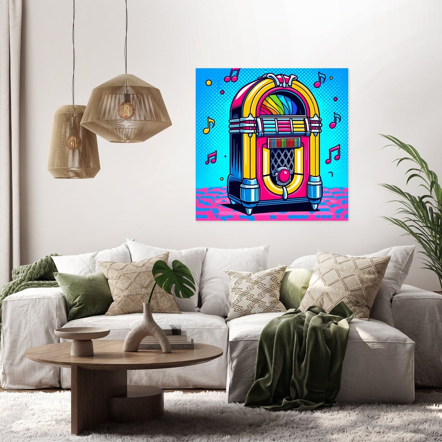 Retro Jukebox Canvas