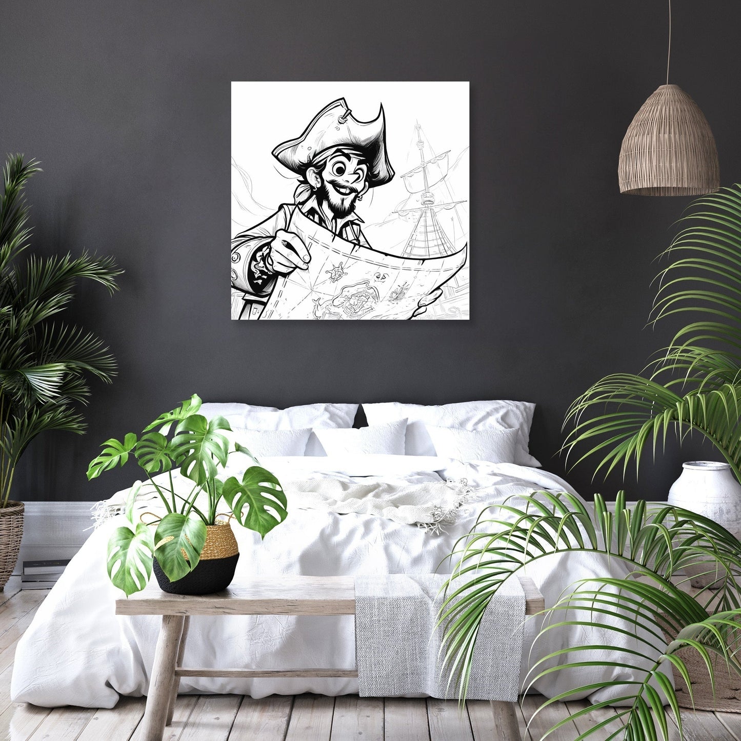 Whimsical Pirate Quest Canvas