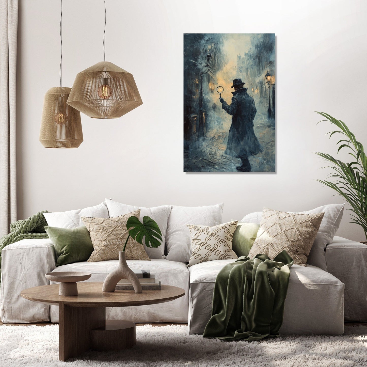 The Detective’s Path Canvas