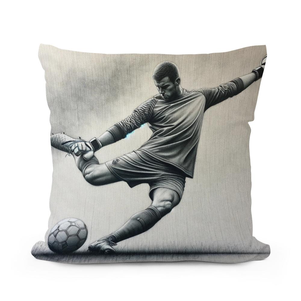 Kick-Off Sketch Cotton Cushion