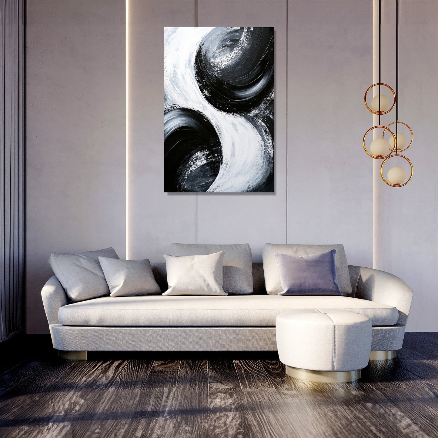 Emotion's Swirl Canvas