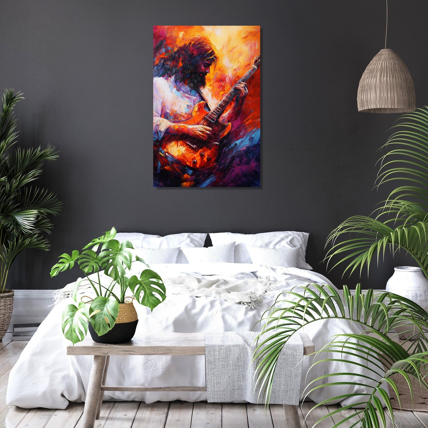 Guitarist's Passion Canvas