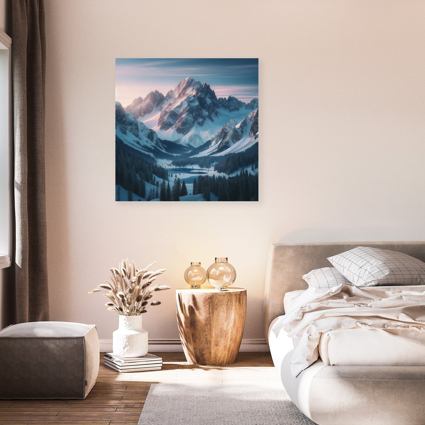Dawn Mountain Serenity Canvas