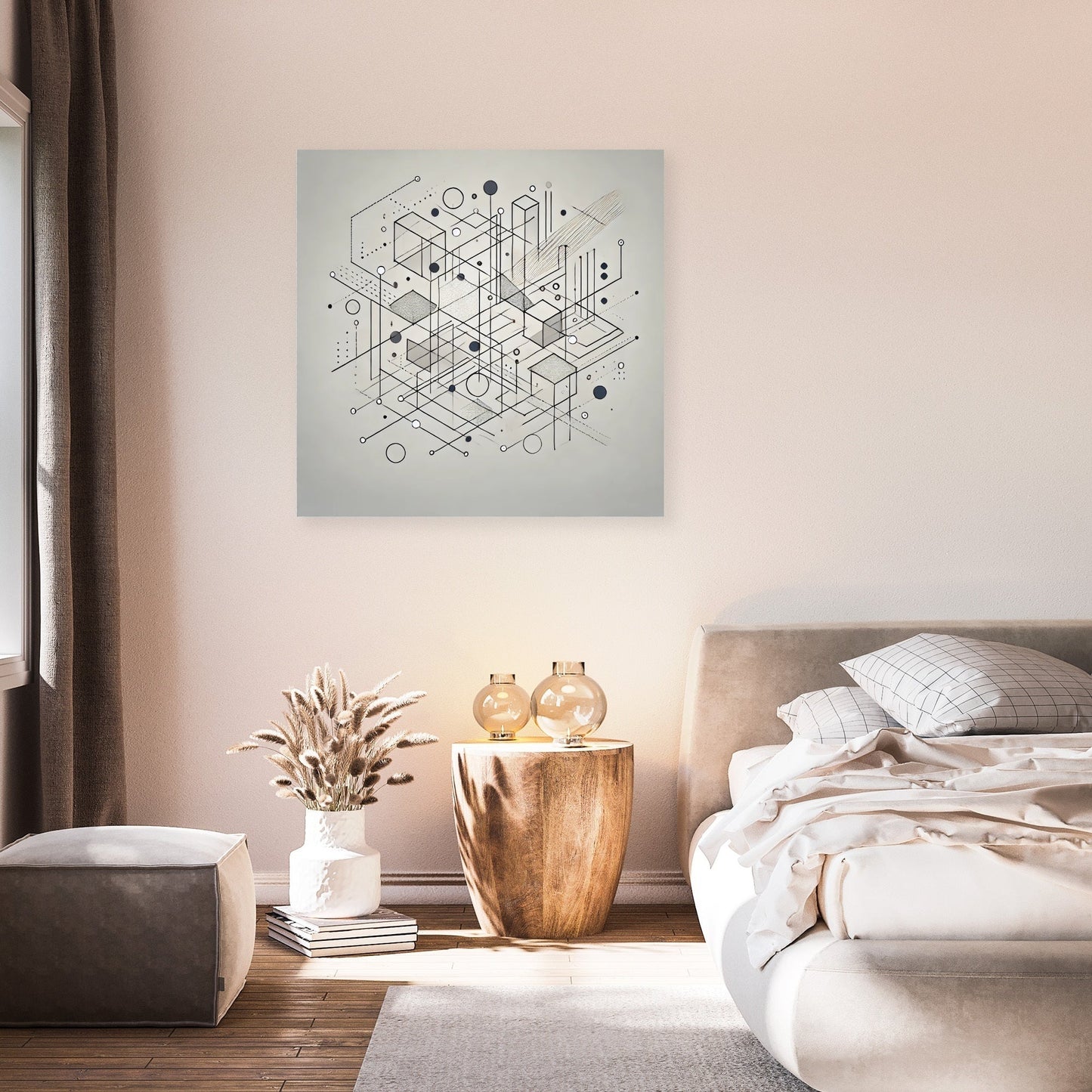 Fragmented Reflections Canvas