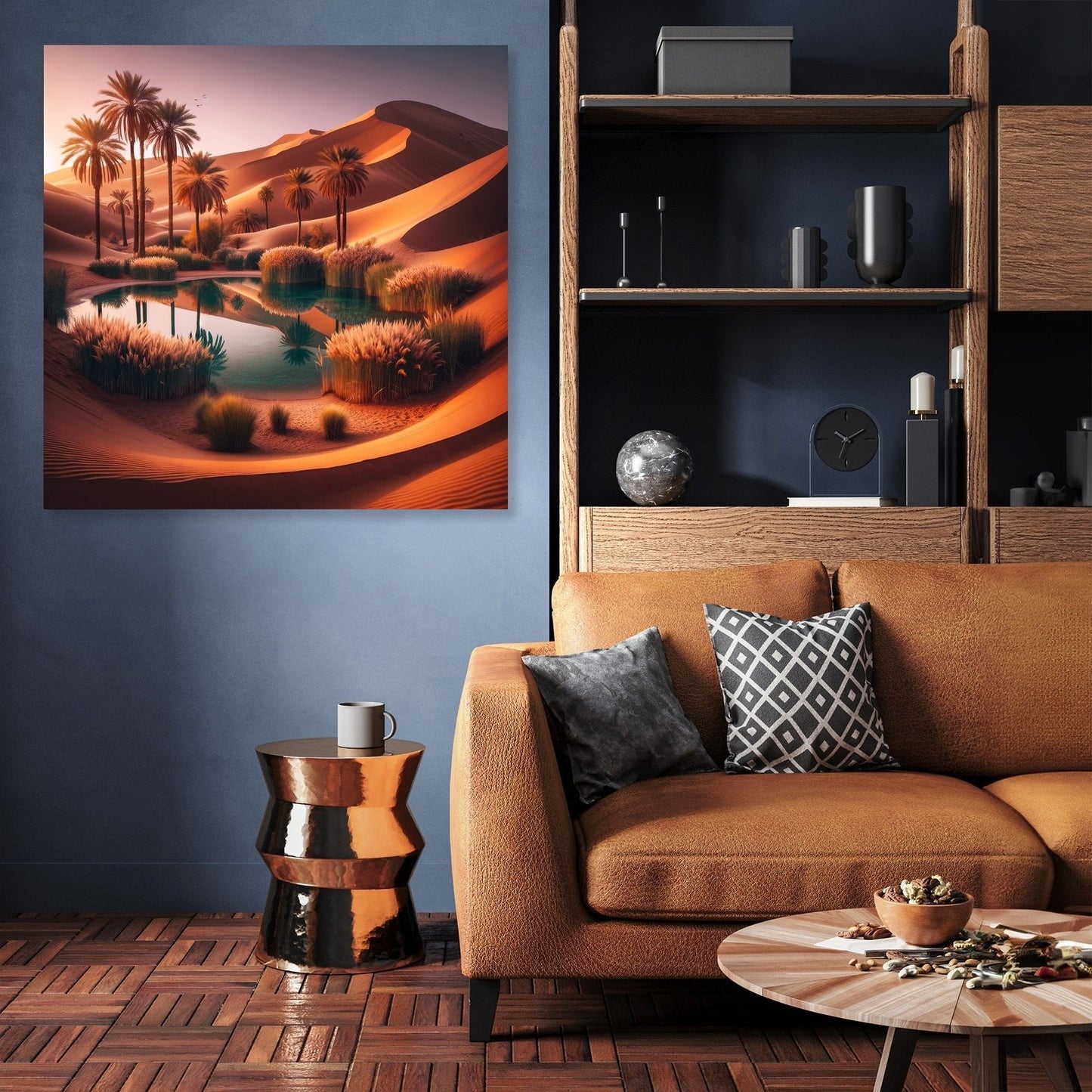 Desert Oasis Tranquillity Canvas