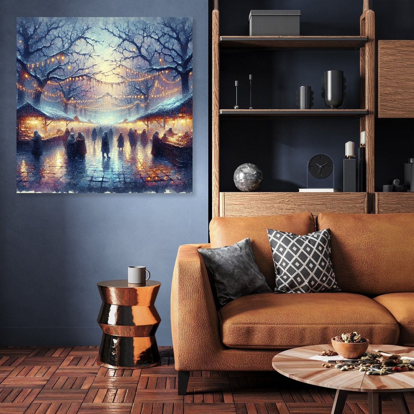 Chilly Evening Festivity Canvas