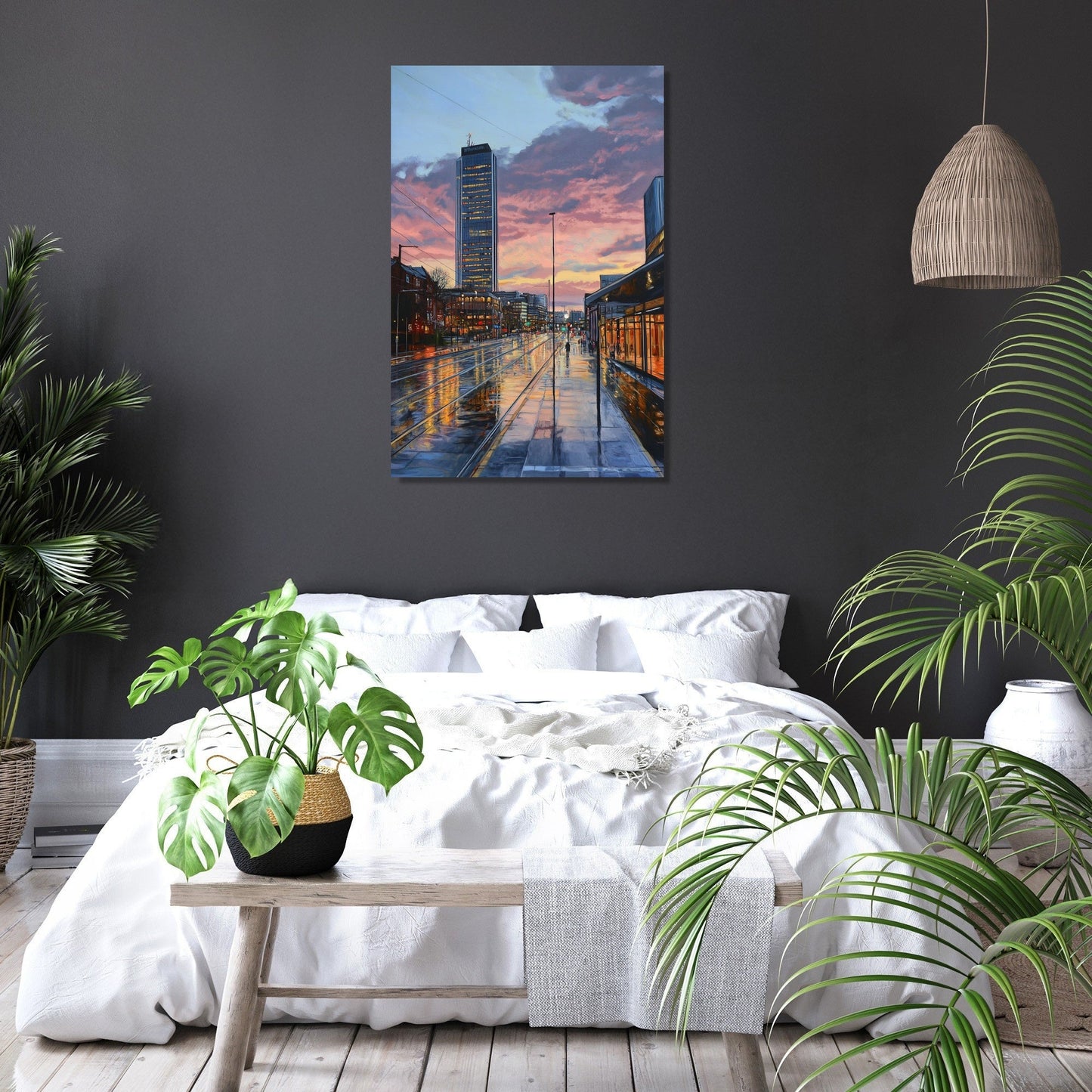 Twilight Towers Canvas