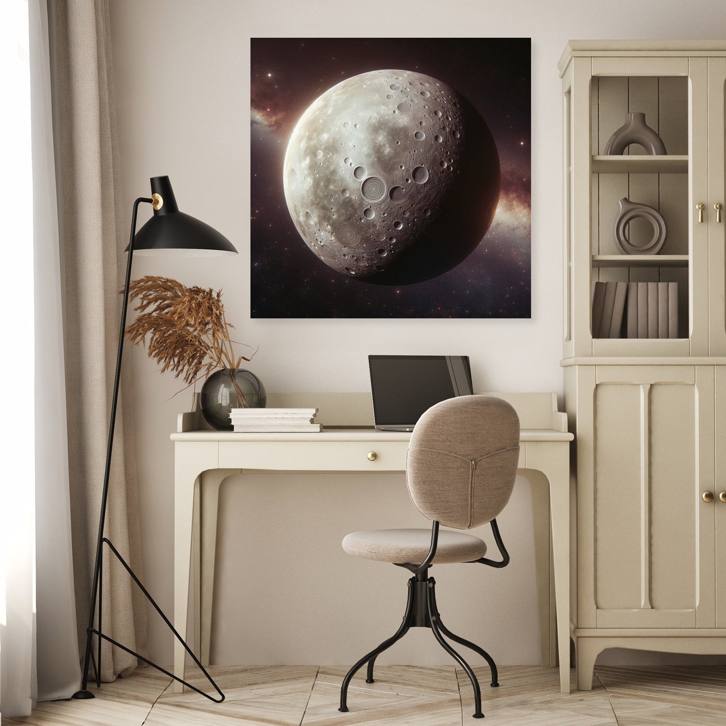 Ganymede's Magnetic Mystery Canvas