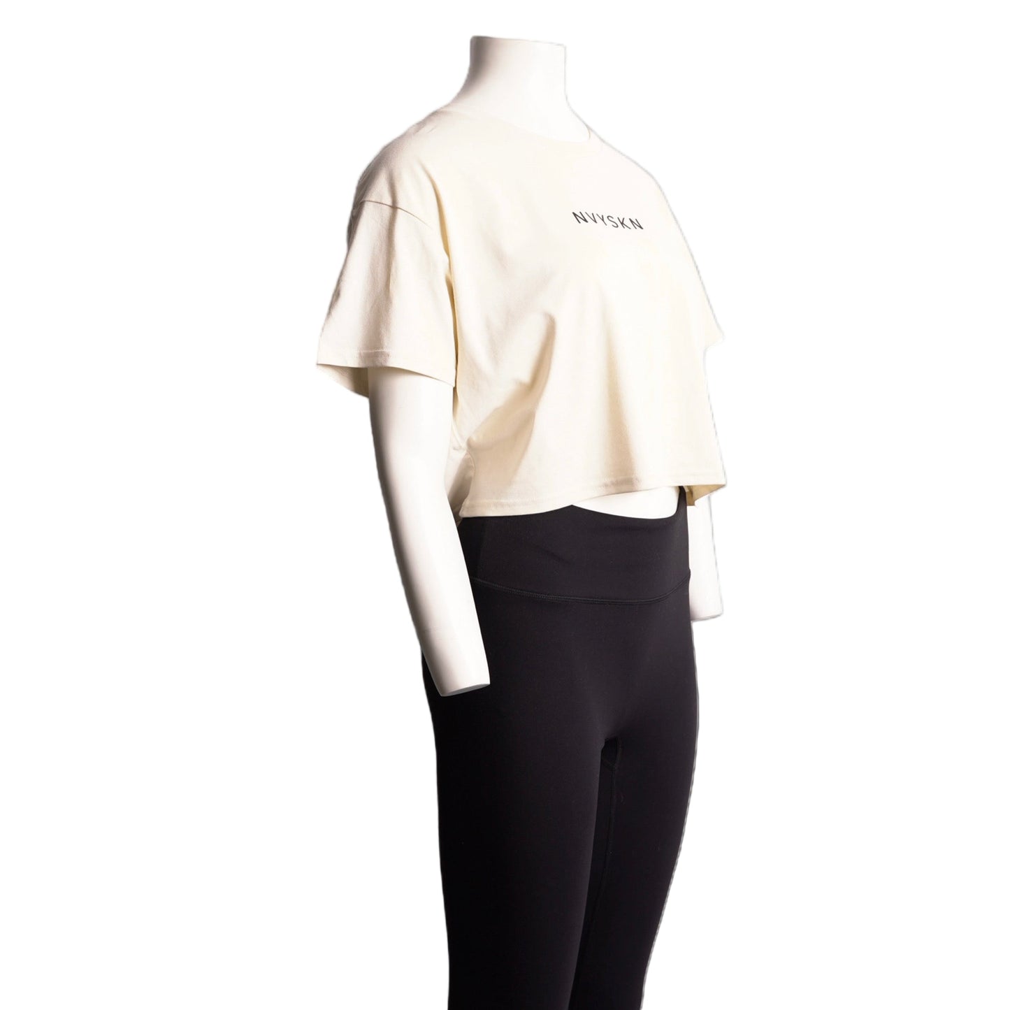 NVYSKN Womens Cotton Cropped T Shirt