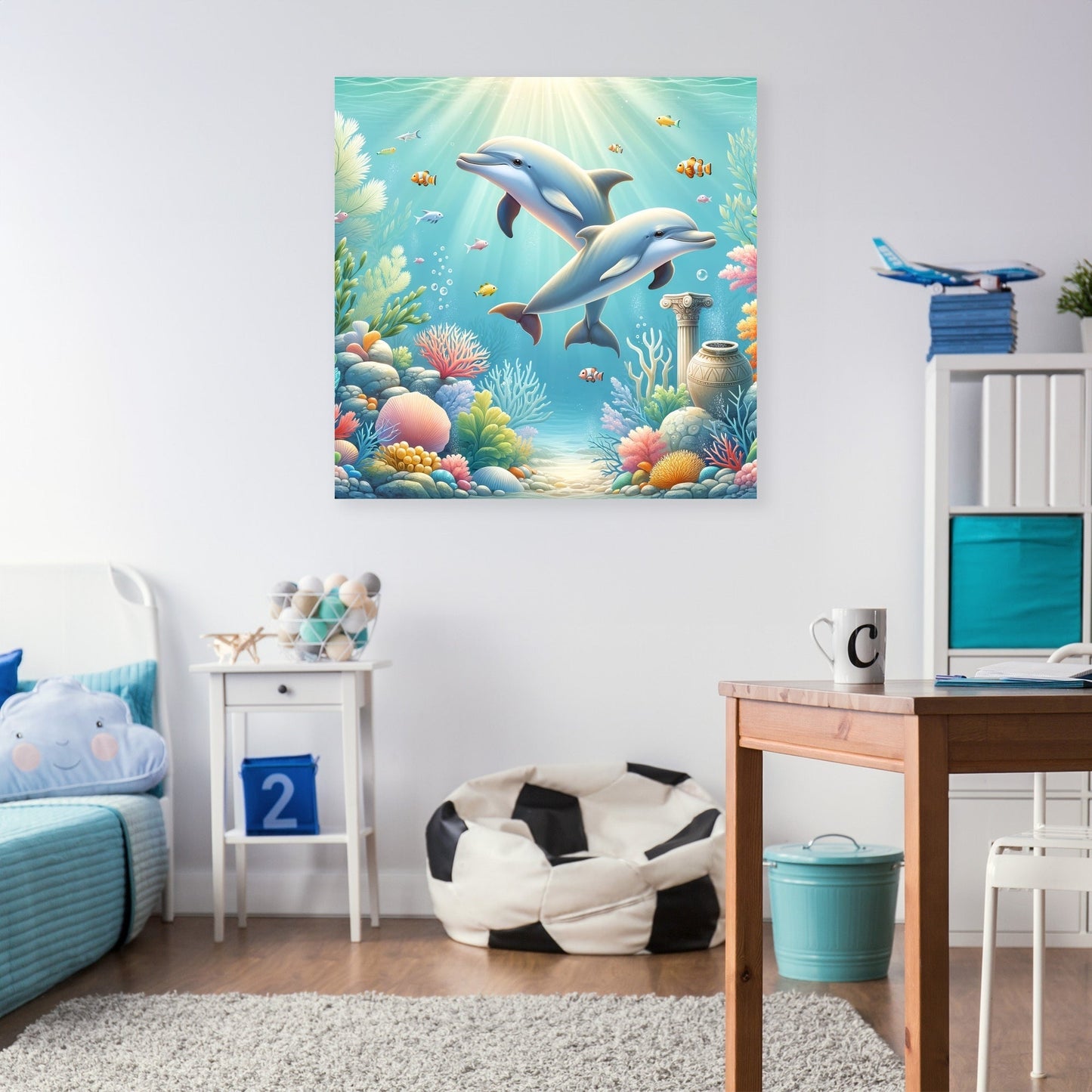 Dolphin Dreamland Canvas