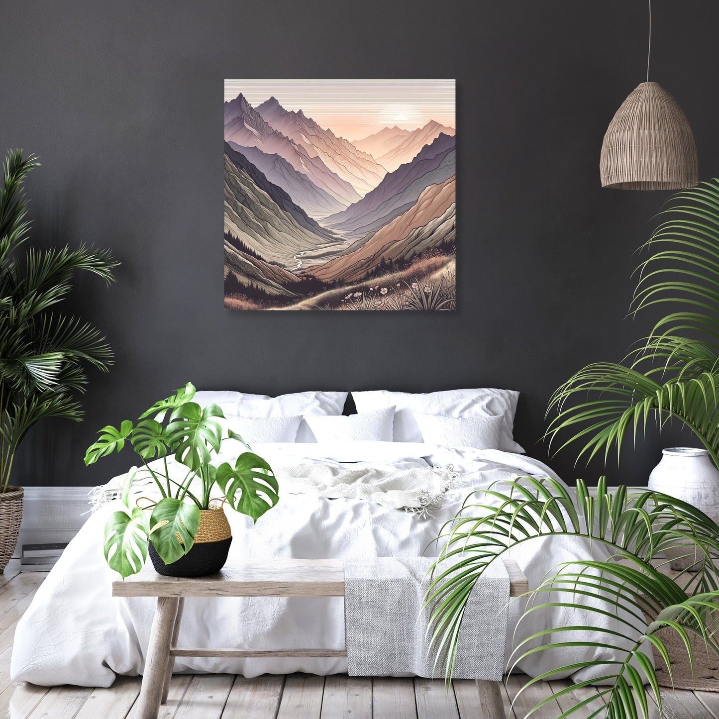 Sunrise Peaks Canvas