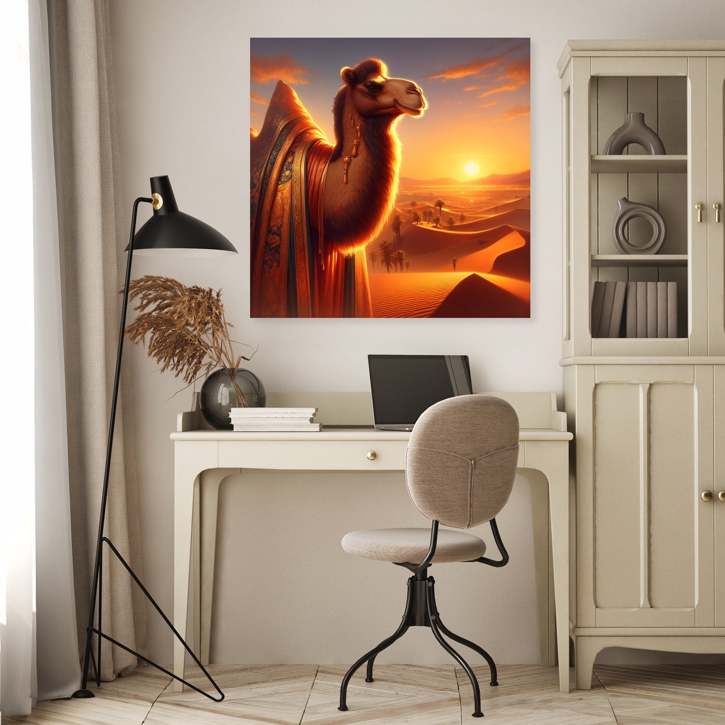 Desert Majesty Camel Canvas