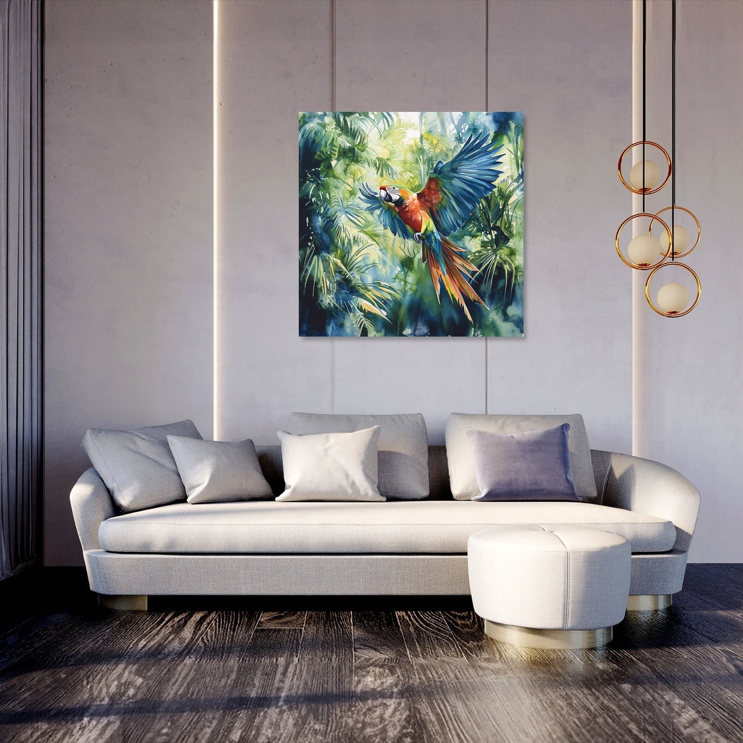Parrot Wings Canvas
