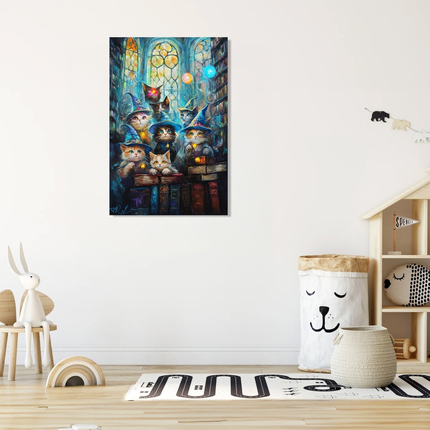 Wizarding Kittens Canvas