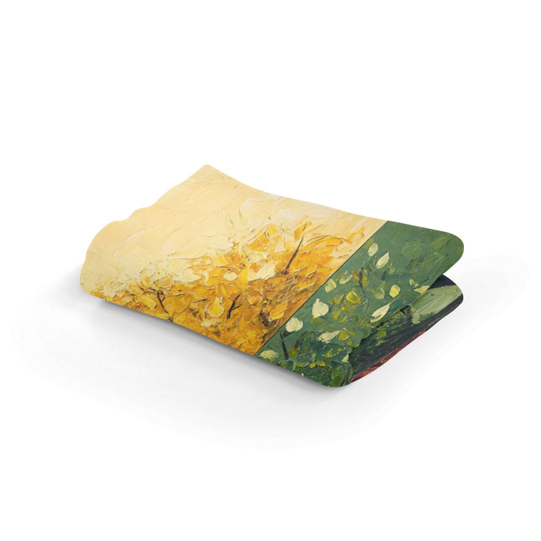 Seasonal Tree Symphony Blanket