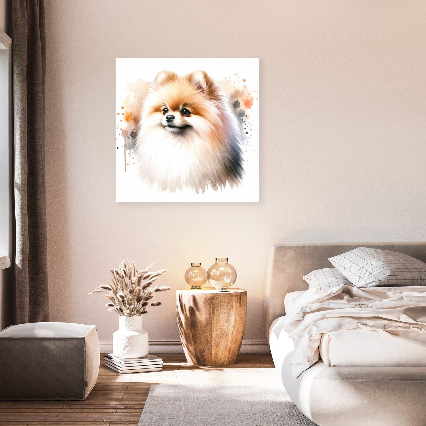Pomeranian Elegance Canvas