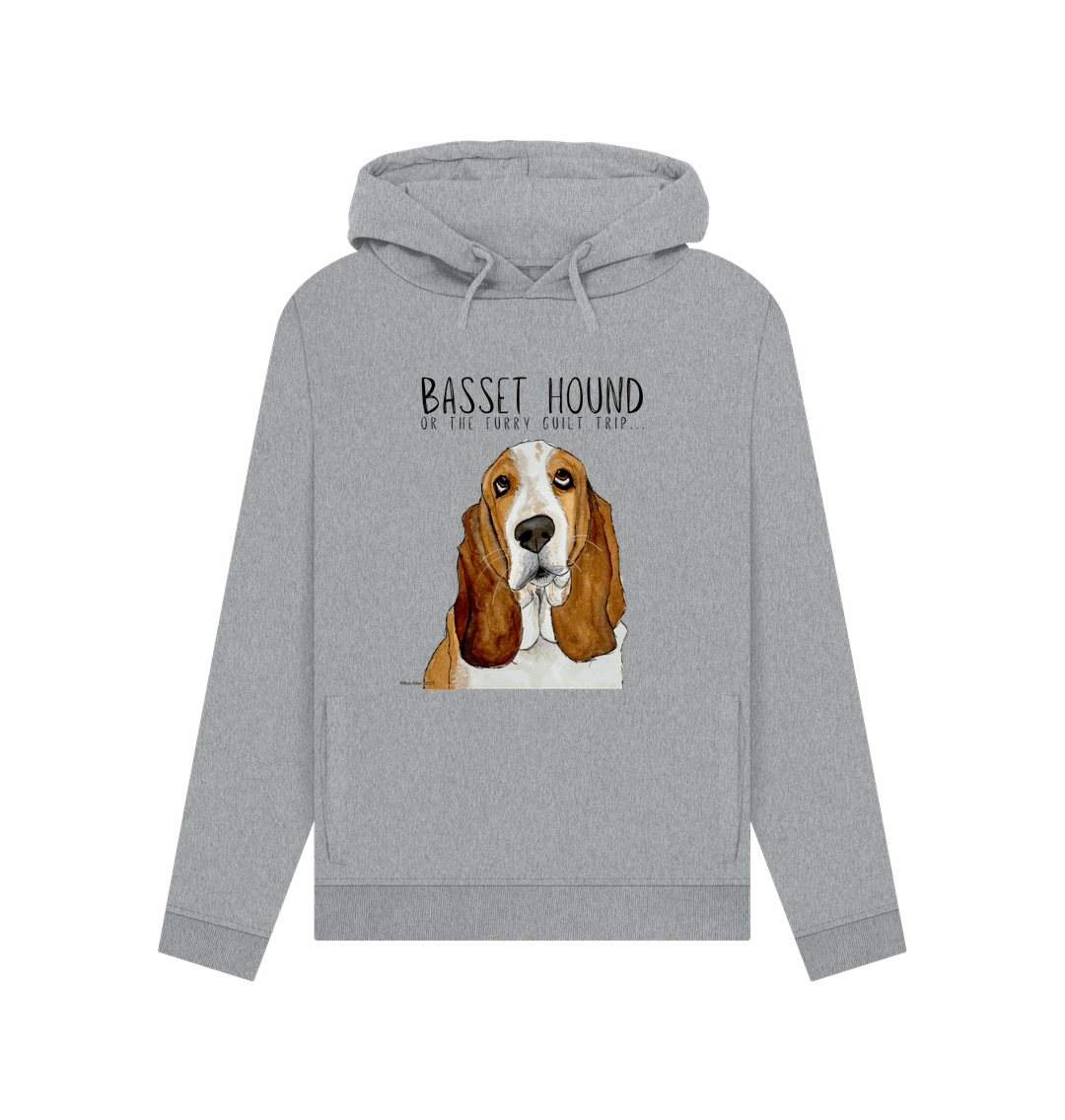 Basset Hound Women’s Hoodie: Embrace the Cozy Guilt Trip