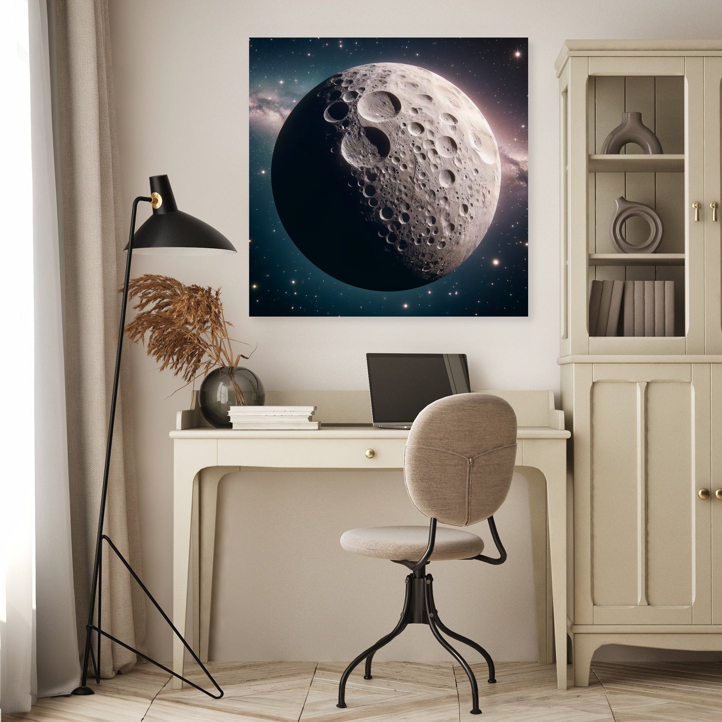 Callisto's Cratered Legacy Canvas