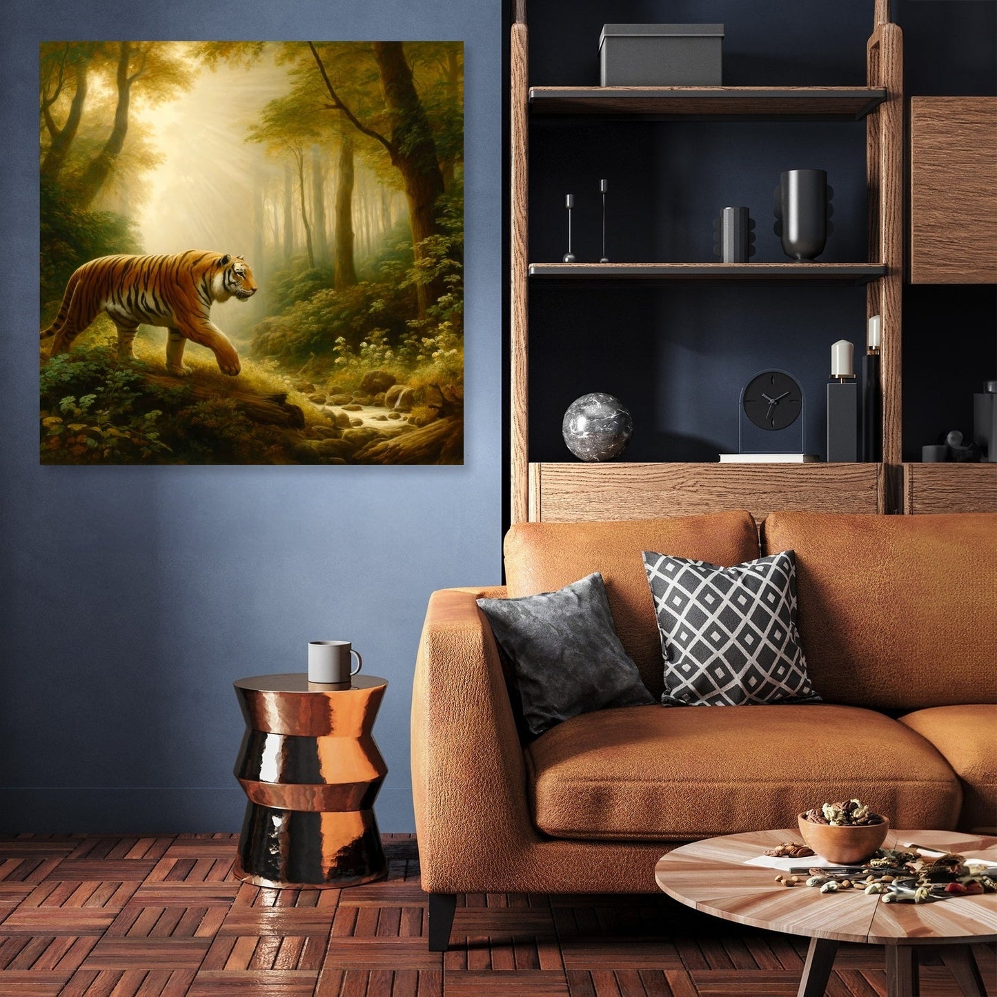 Classical Forest Tiger Canvas