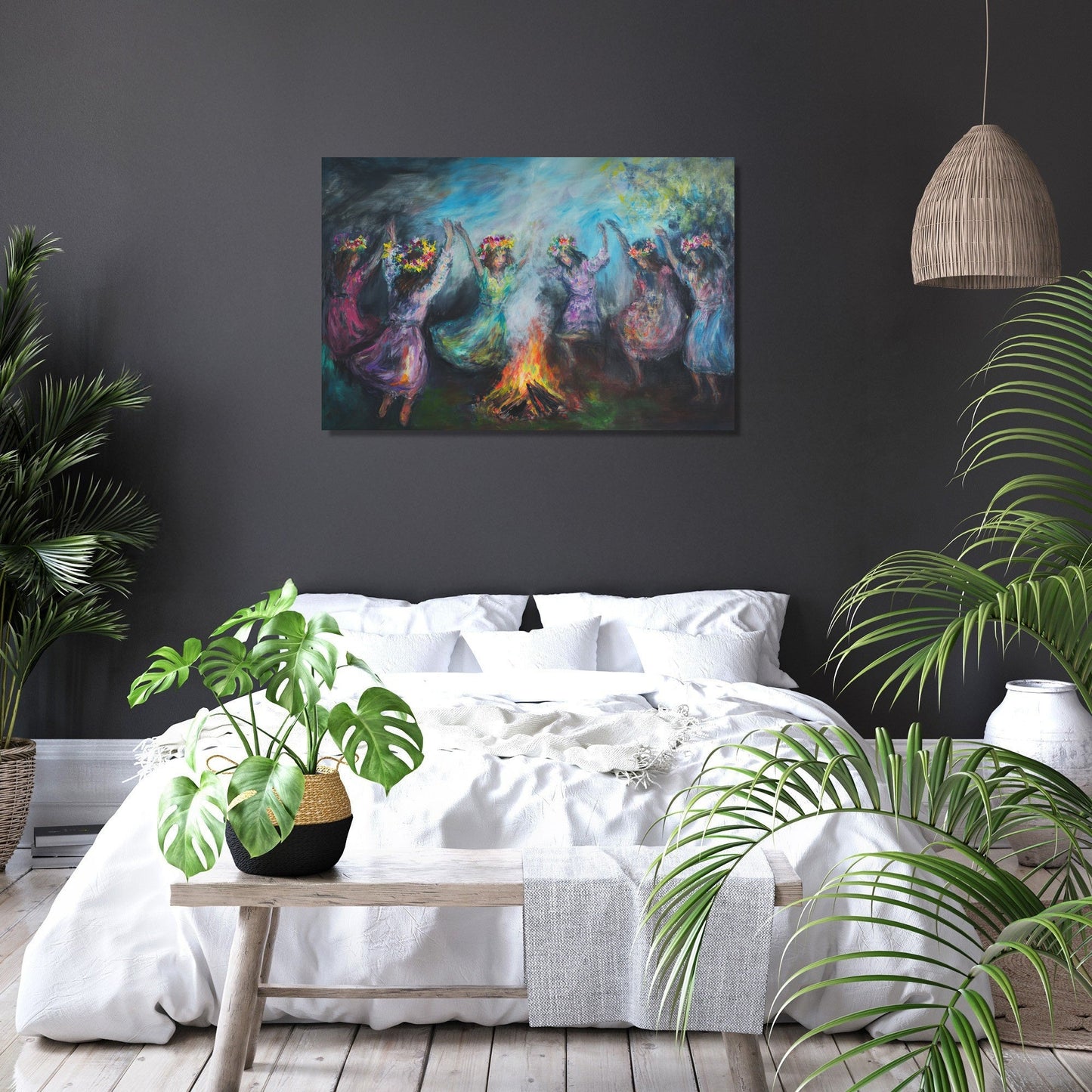 Bealtaine's Joyful Dance Canvas