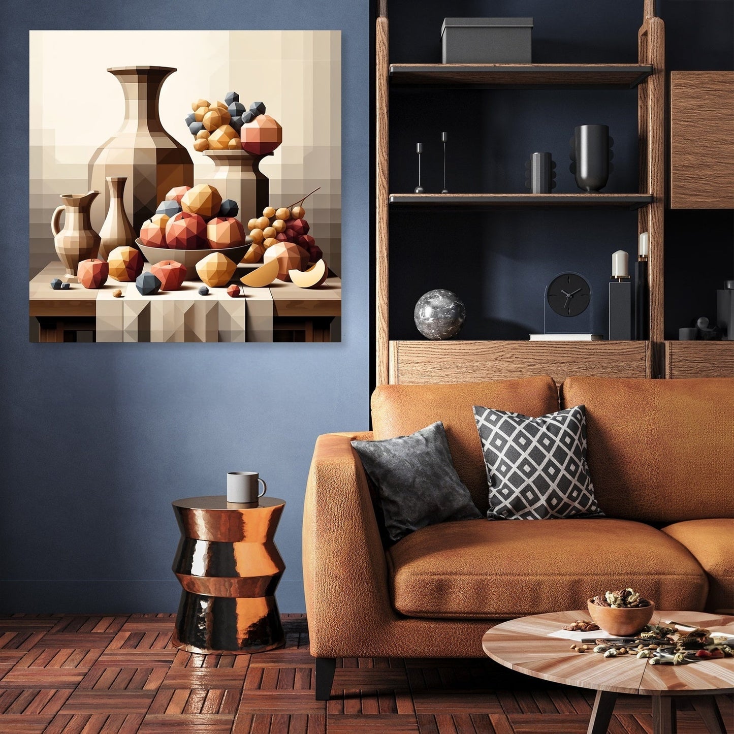 Geometric Still Life Canvas
