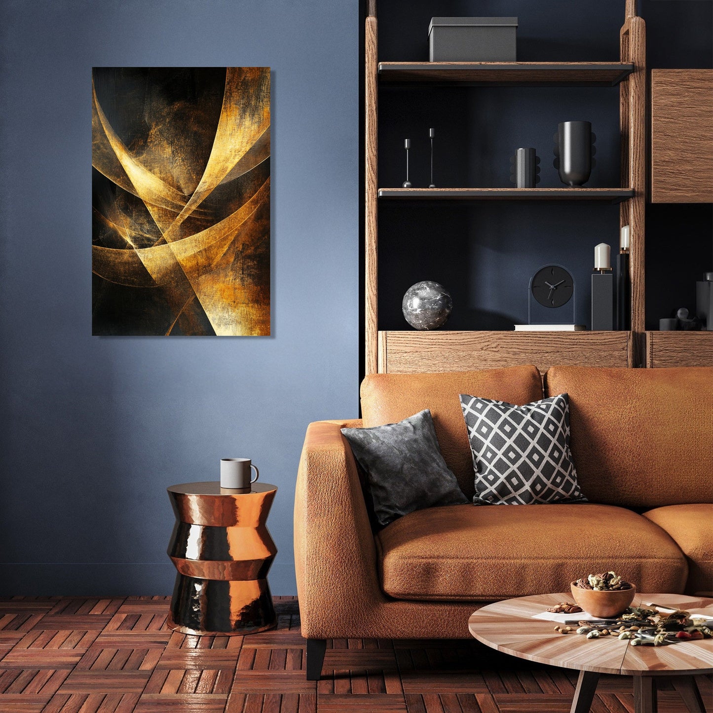 Golden Geometry Canvas