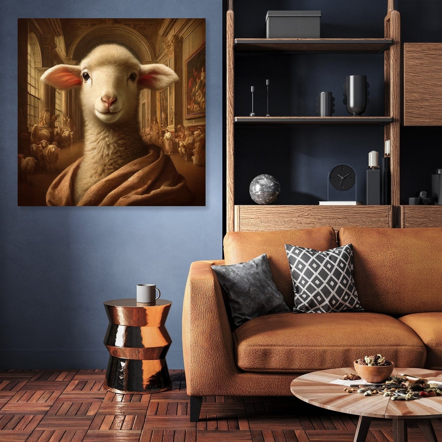 Renaissance Lamb Elegance Canvas