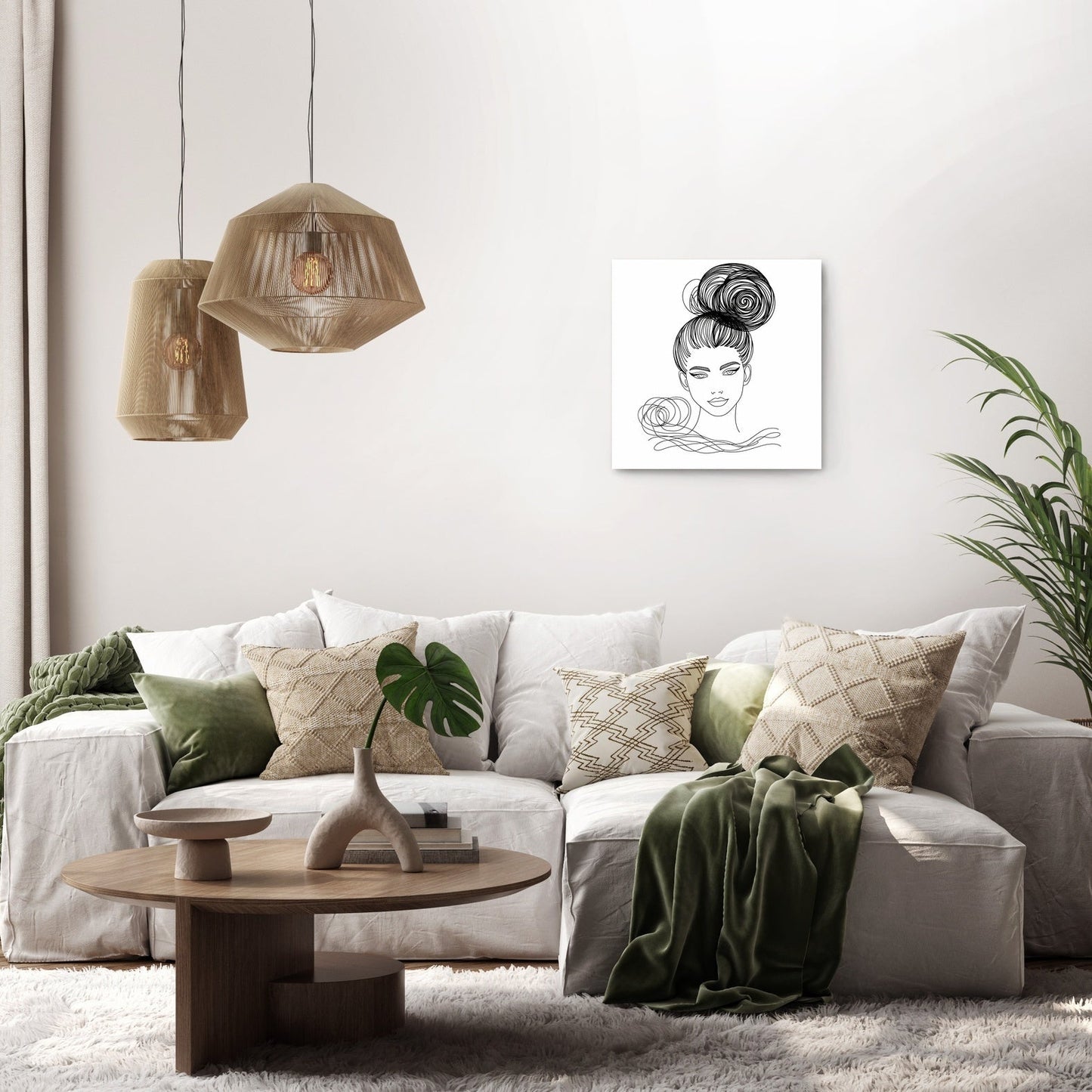 The Elegant Bun Canvas