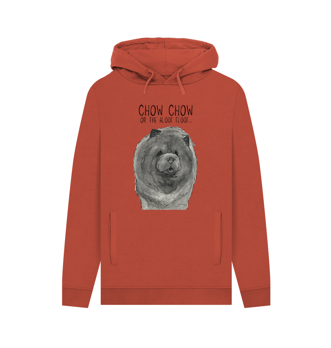 Blue Chow Chow Men's Hoodie – Featuring The Aloof Floof Design!