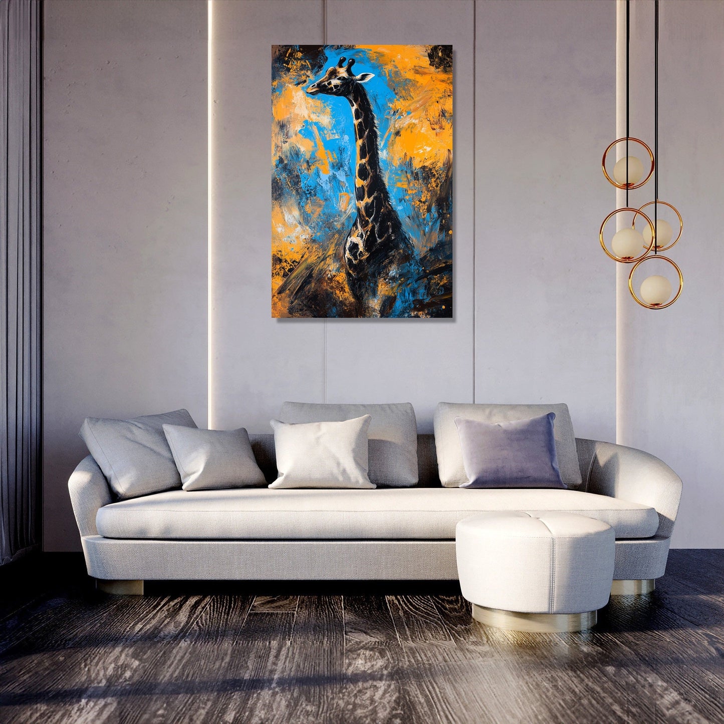 Graceful Giraffe Canvas