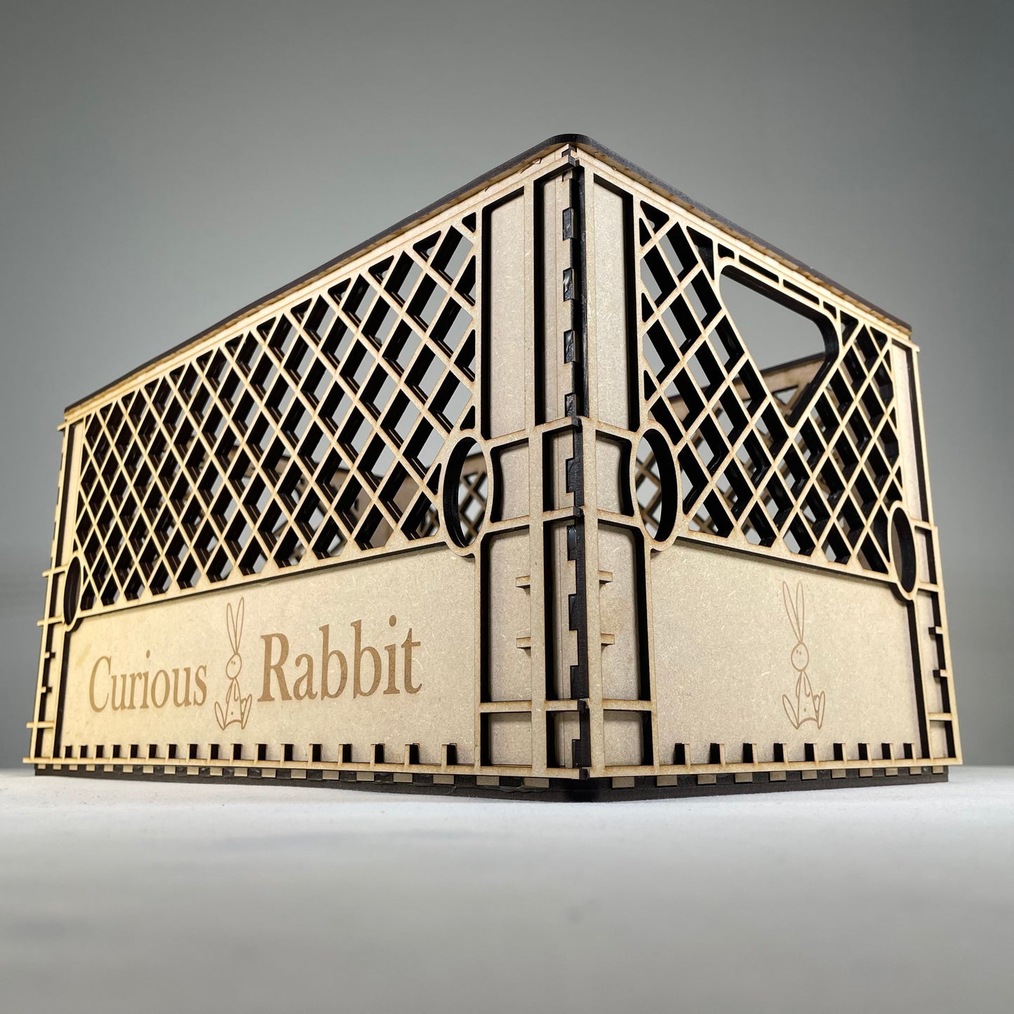 Milk Crate - Pre-Built Model By Curious Rabbit ®