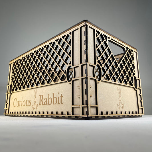 Milk Crate - Pre-Built Model By Curious Rabbit ®