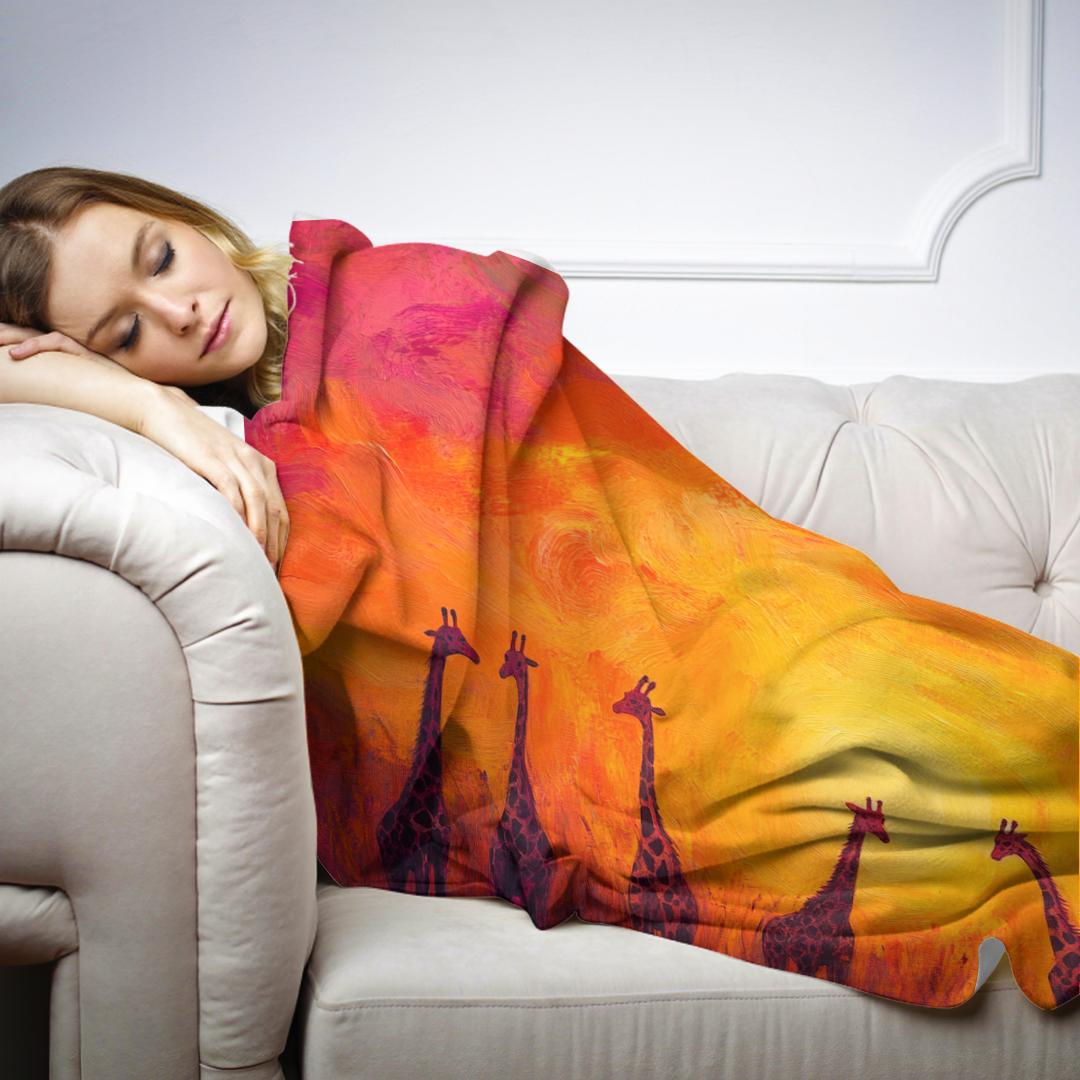 Giraffe Reverie Blanket