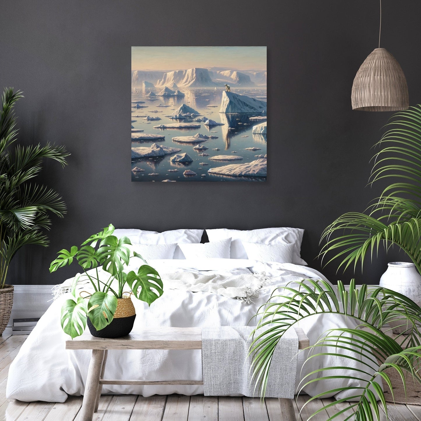 Arctic Elegance Canvas