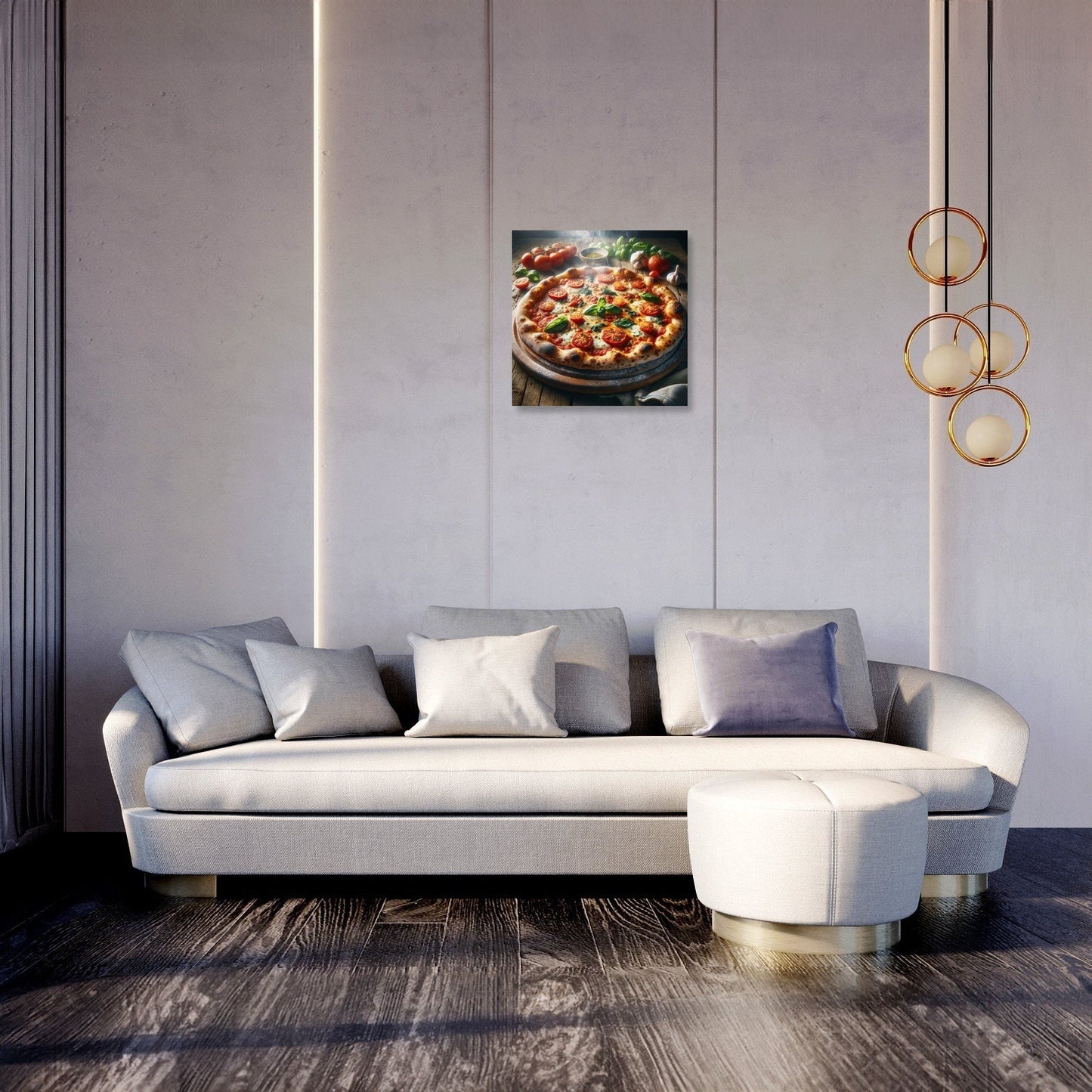 Stellar Italian Pizza Canvas