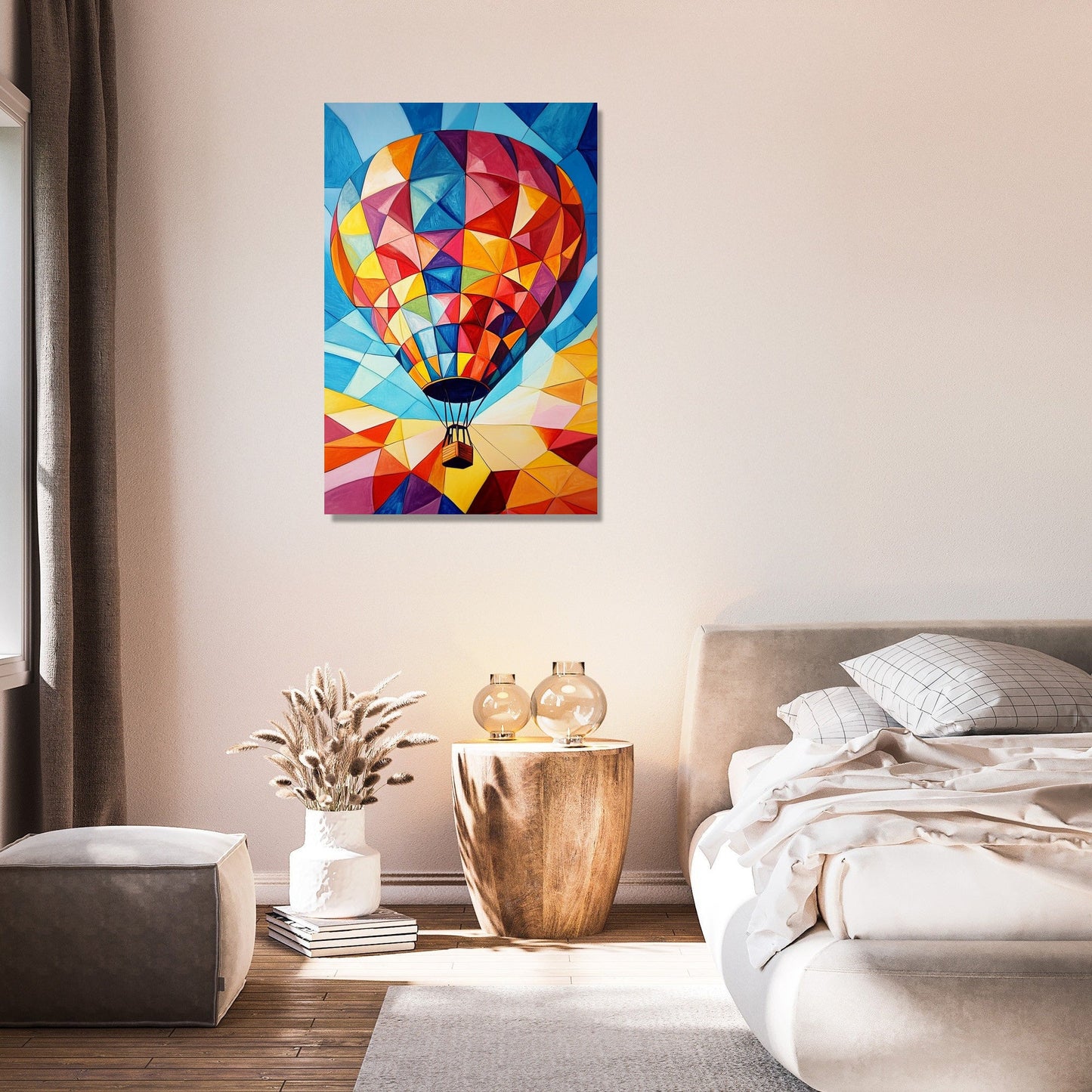 Geometric Hot Air Canvas
