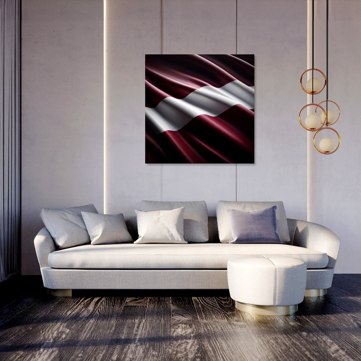 Latvia Pride Canvas