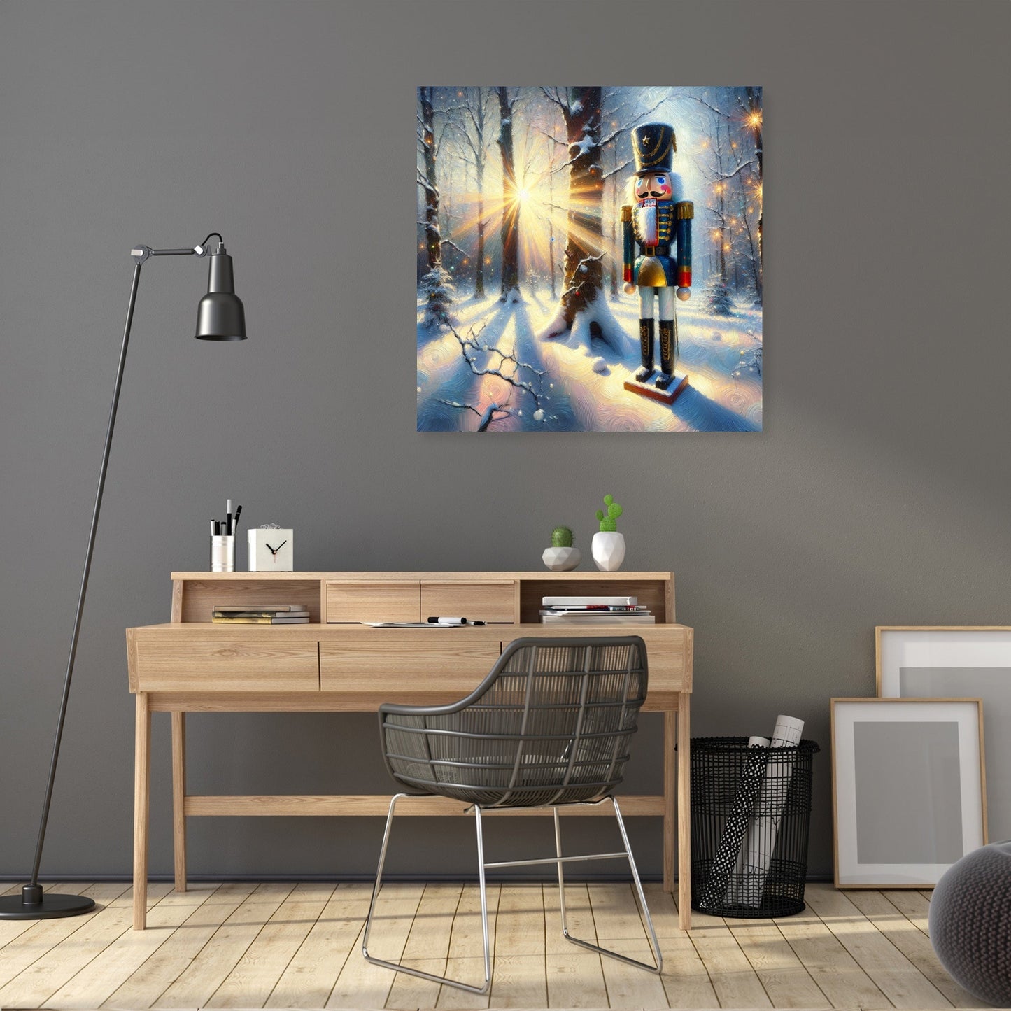Nutcracker's Snowy Waltz Canvas