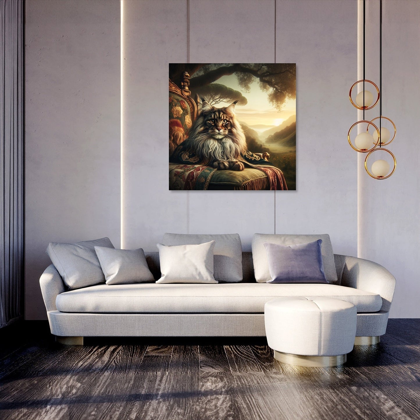 Regal Dawn Coon Majesty Canvas