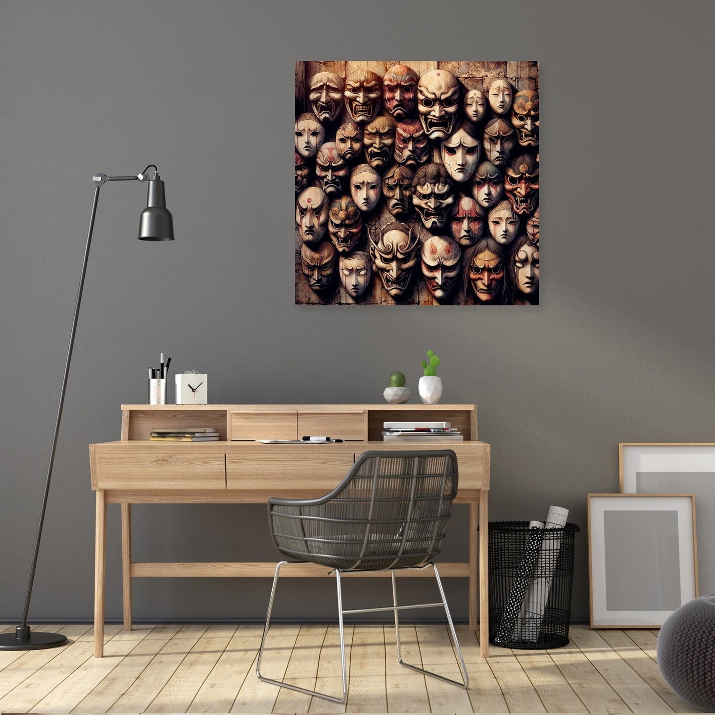 Mystery of Masks Canvas