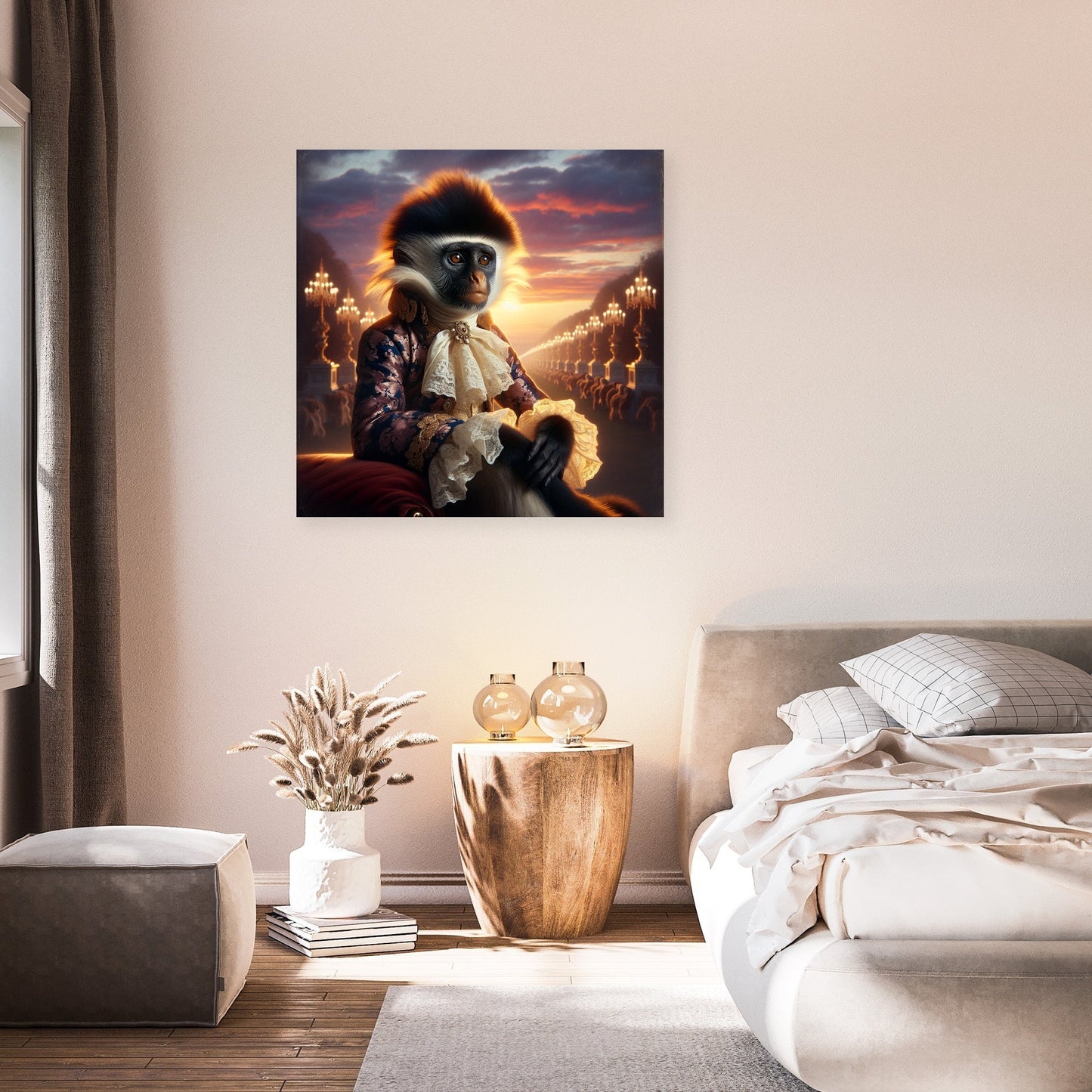 Regal Twilight Colobus Canvas