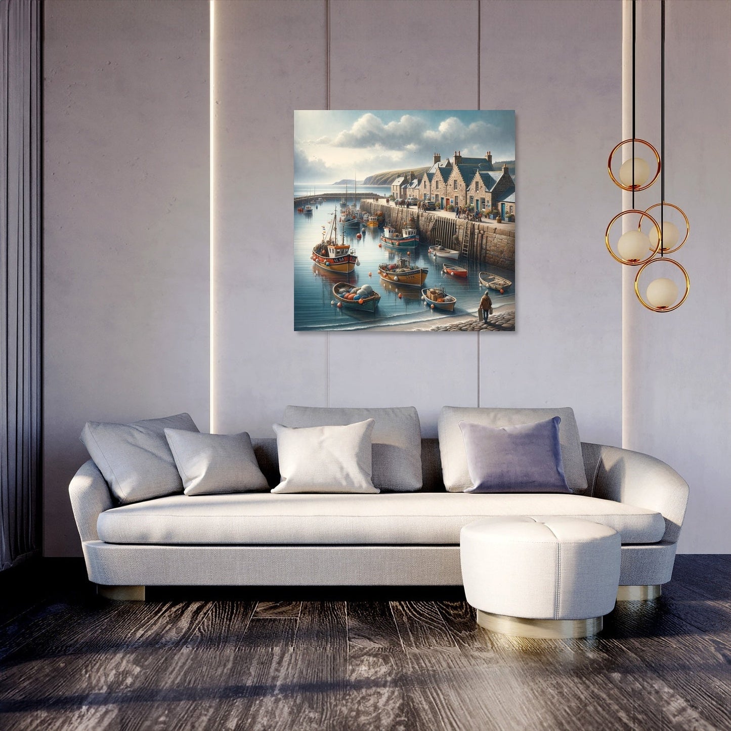 Stonehaven Old Pier Canvas