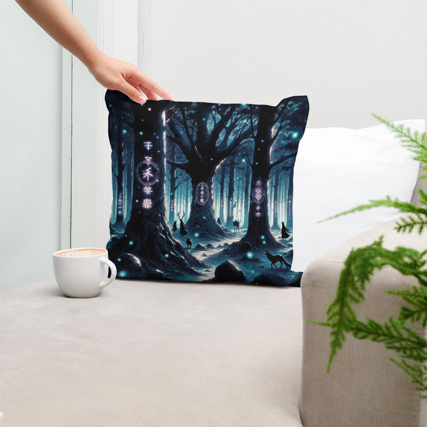 Twilight Forest Mysteries Cotton Cushion