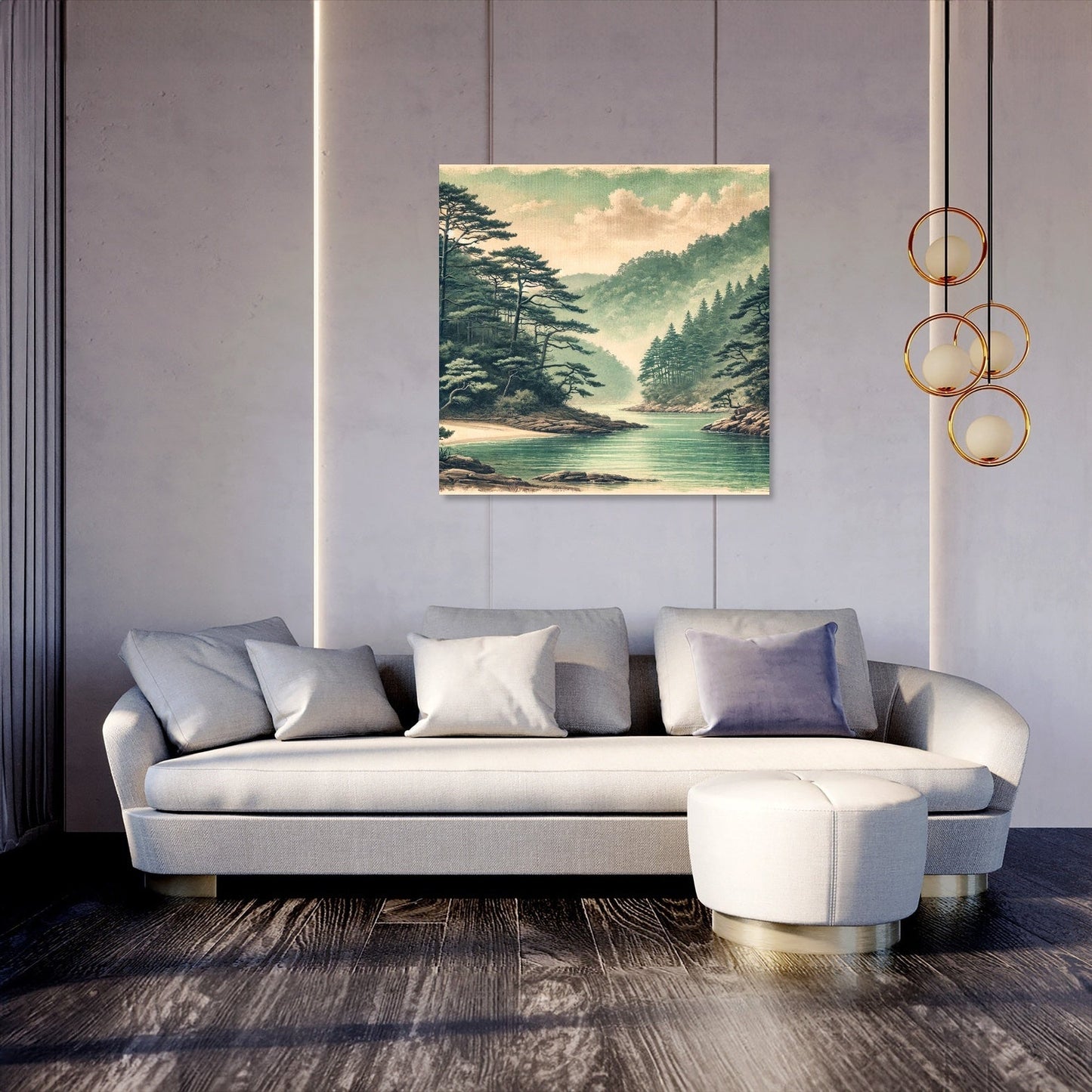 Pine Forest Serenity Canvas