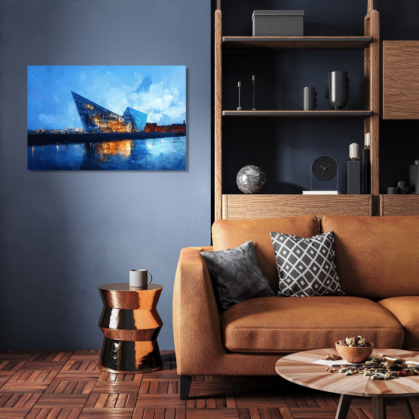 Titanic Belfast Twilight Canvas
