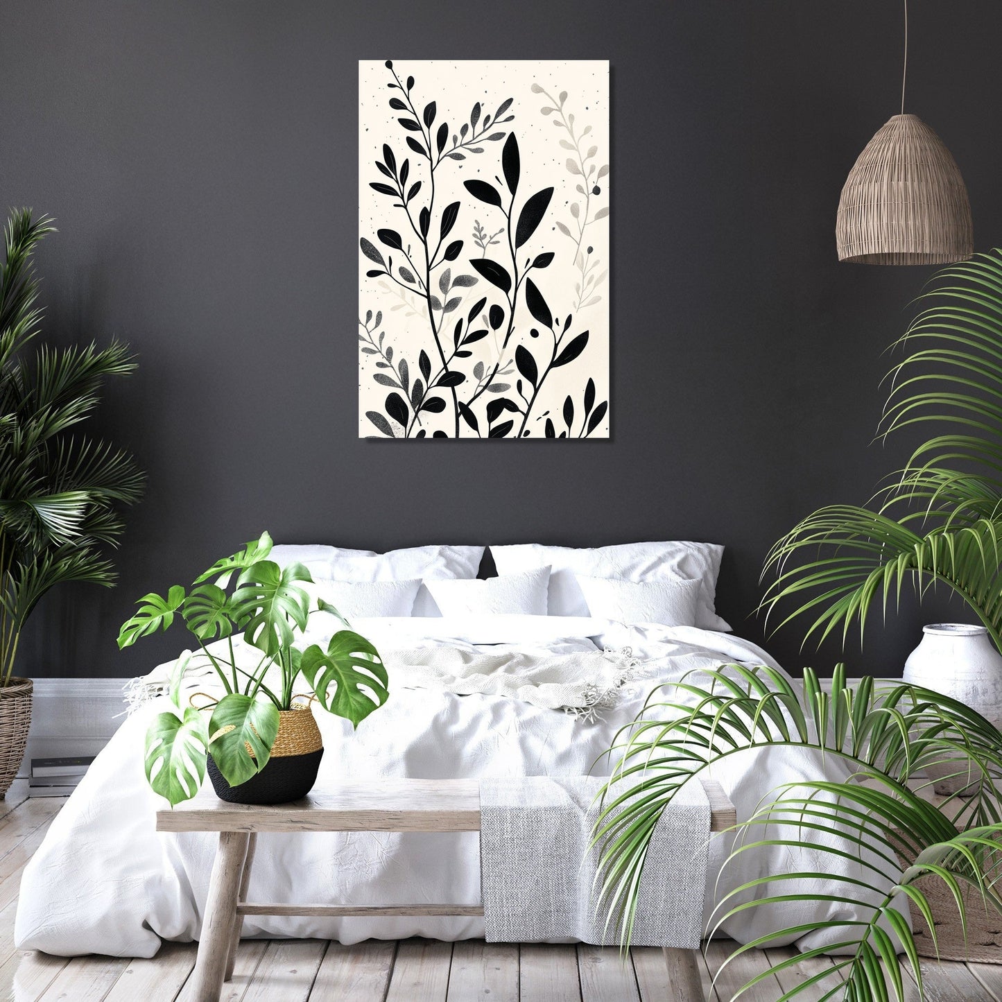 Leafy Branches Canvas