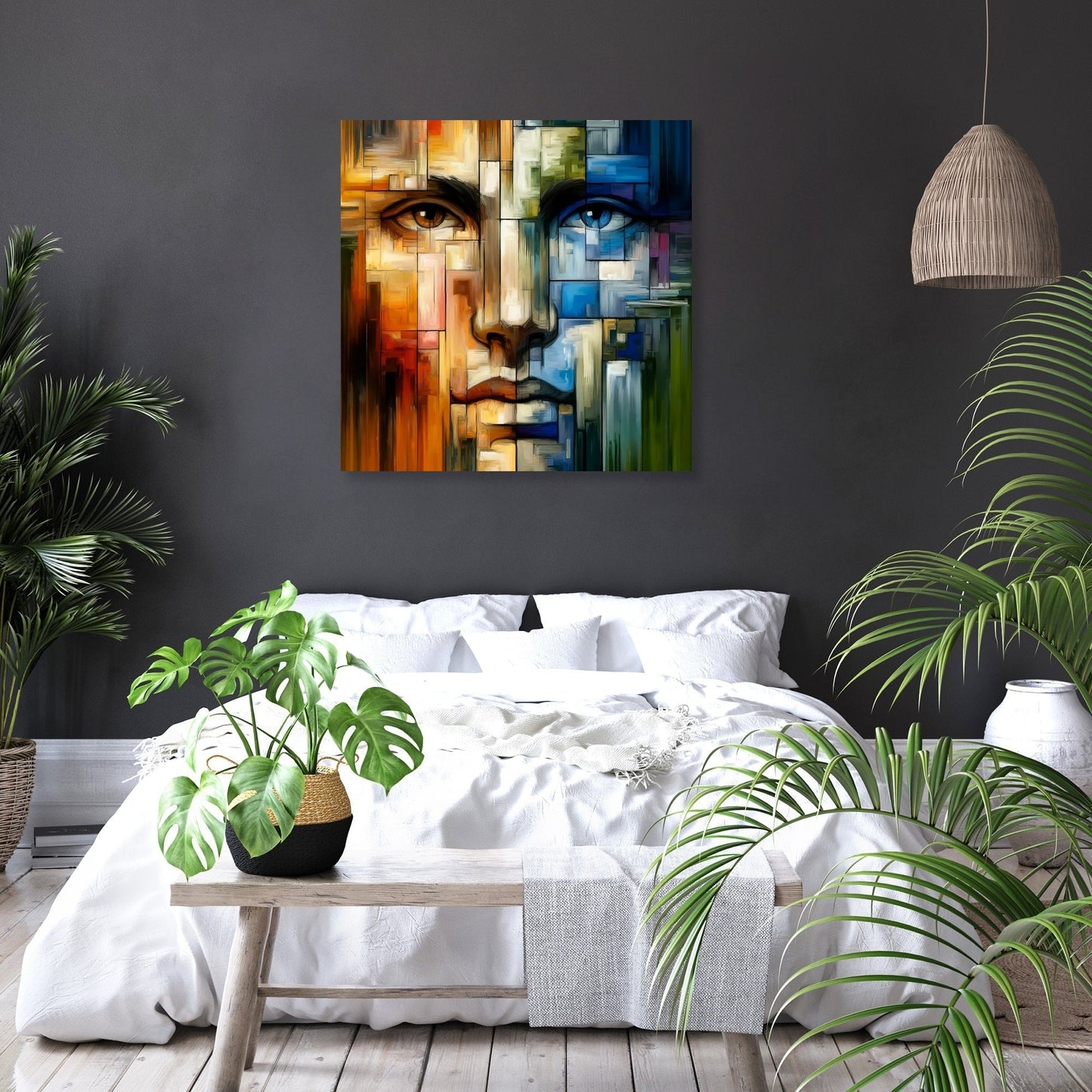 Emotional Mosaic Canvas