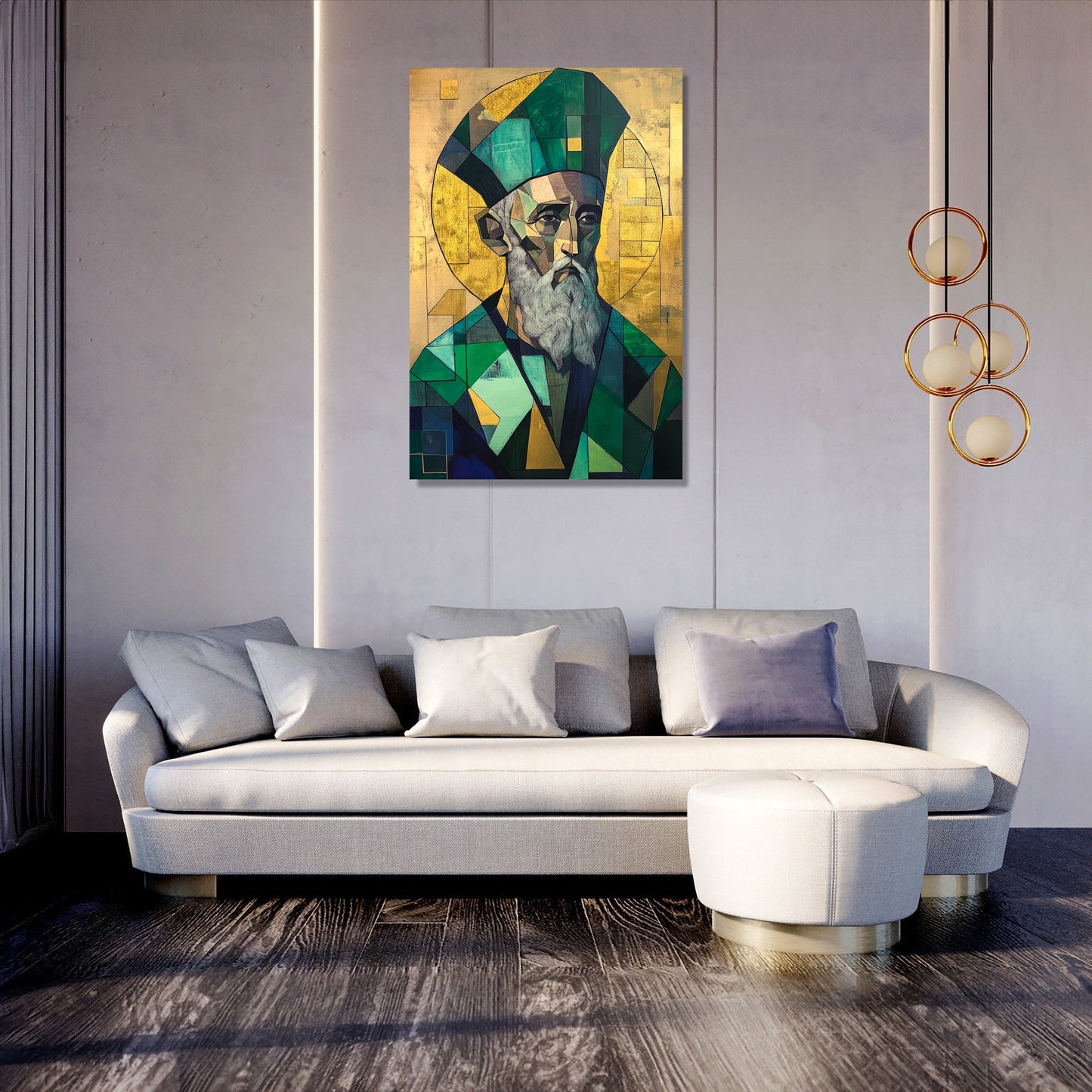 Saint Patrick's Golden Canvas