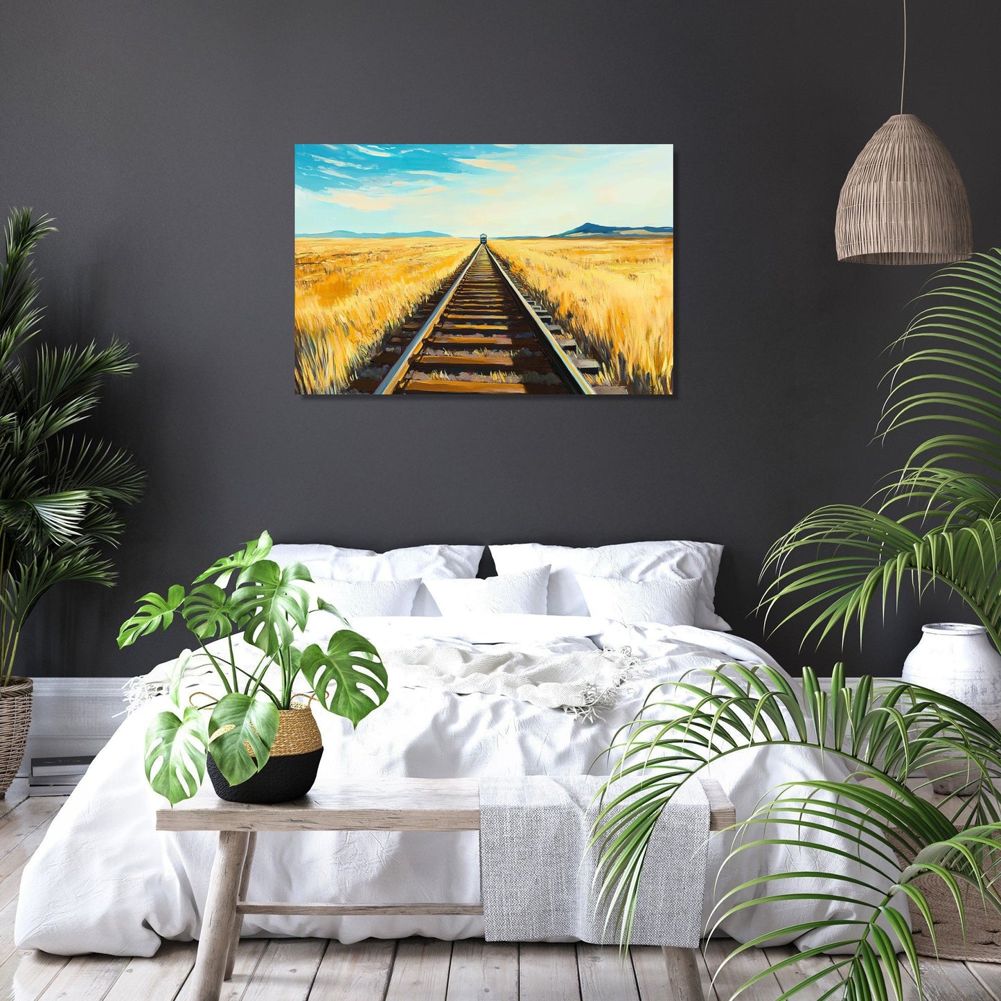 Heatwave Railway Canvas