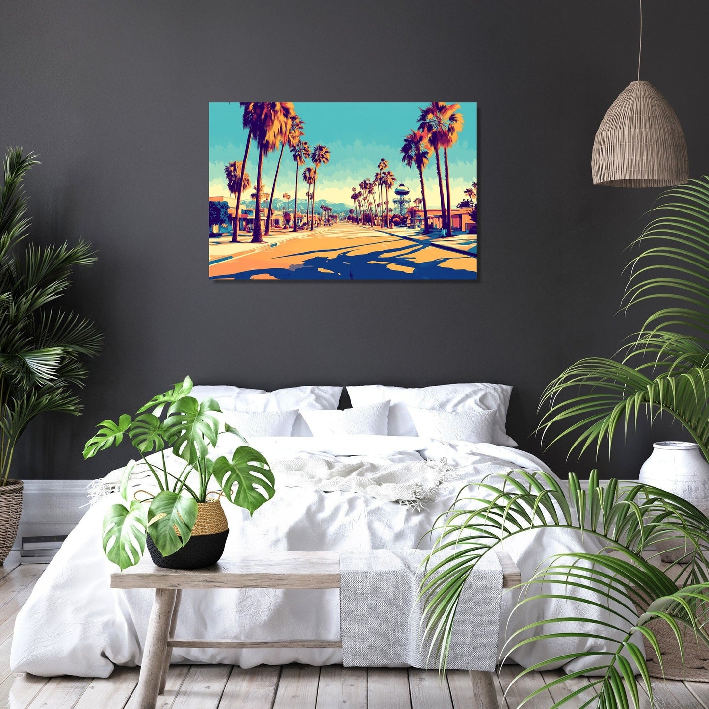 Golden Surf LA Canvas